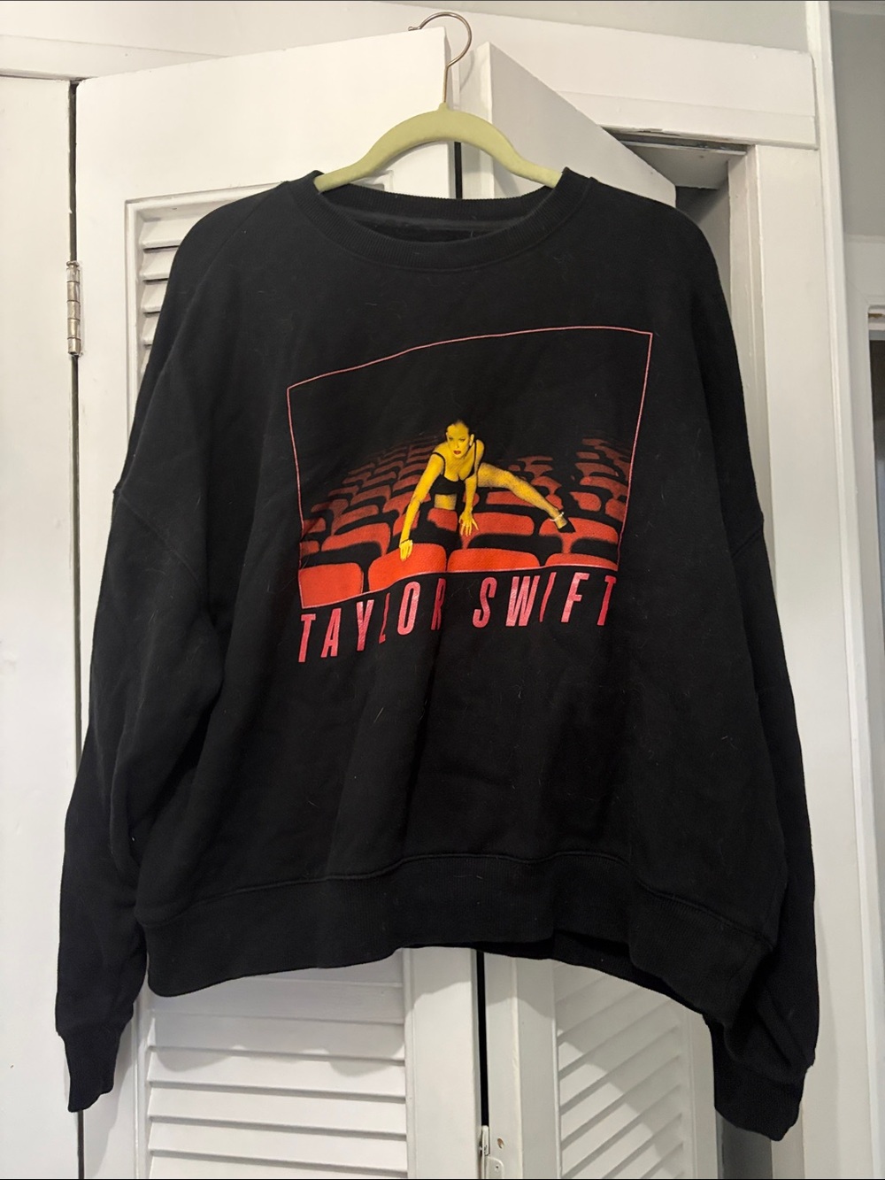 Taylor Swift Black Crewneck The Life of a Showgirl